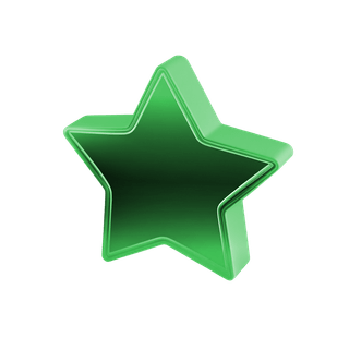 Trusted crypto platform user rating star indicator